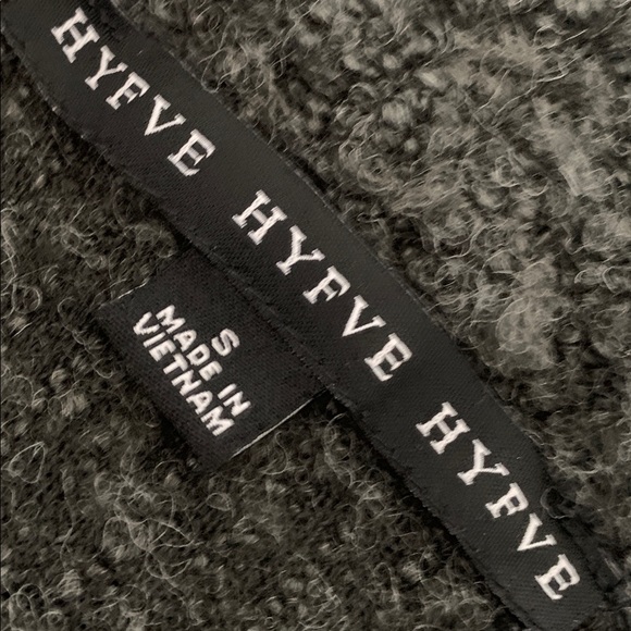 NWT Grey Hyfve Hyfve Hyfve Fleece Sweater Jacket - Picture 3 of 8